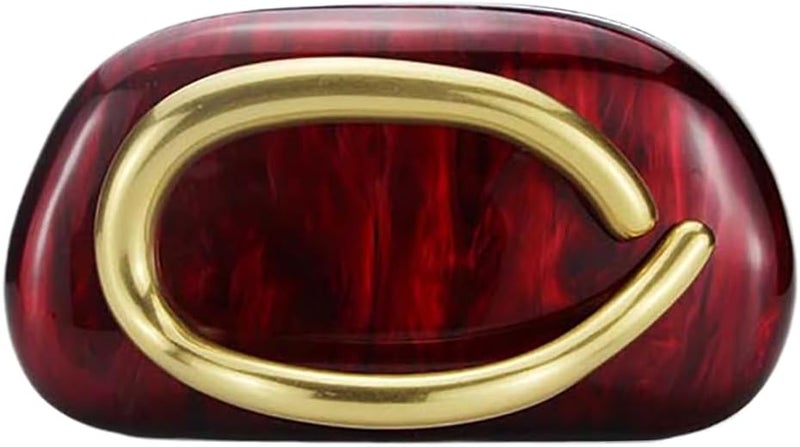 DEBIMY Women Acrylic Clutch Box Metal Handle Evening Bag Trendy Ladies Shoulder Crossbody Purse for Wedding Party Causal - Image 1